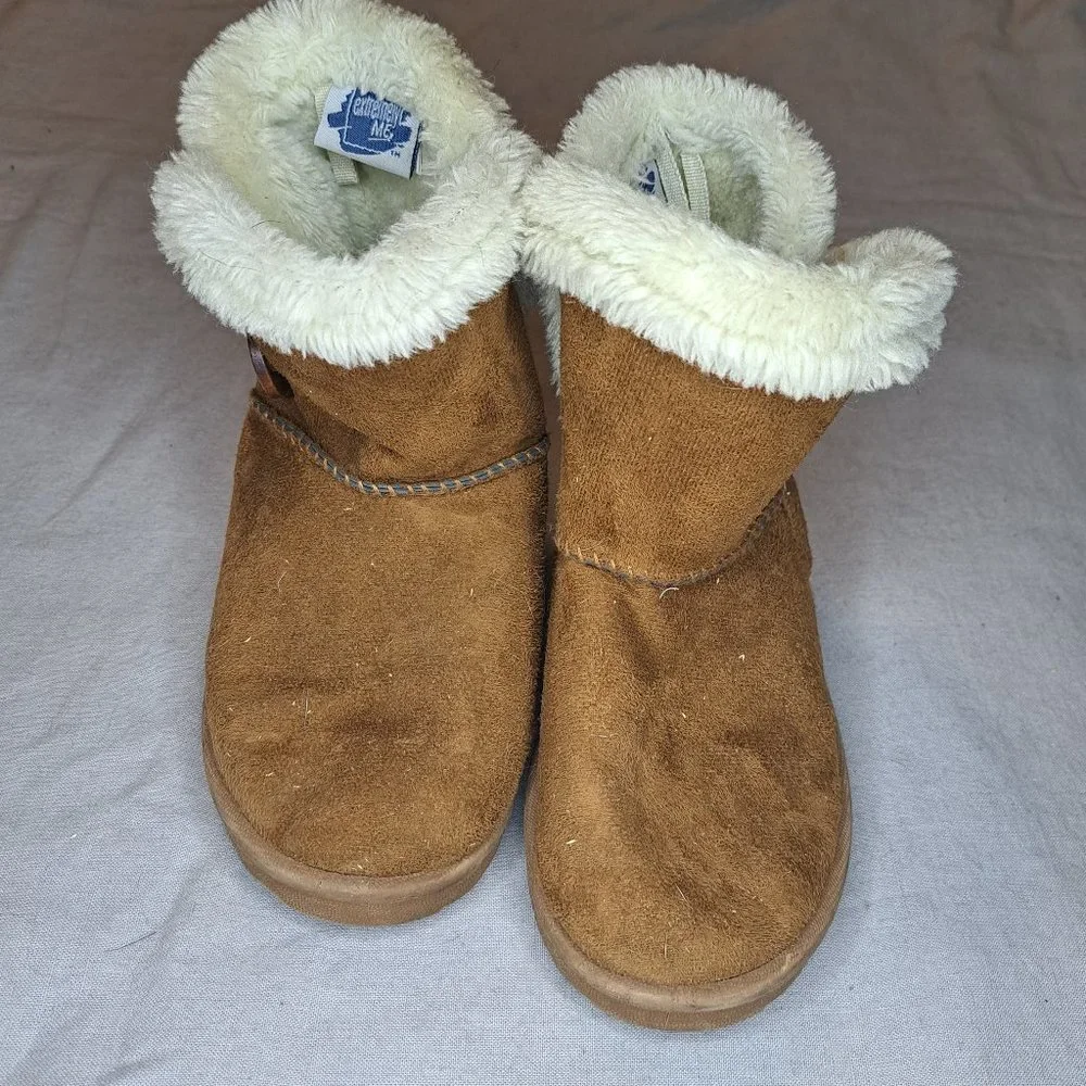 Tan Faux Fur Lined Boots Size 12